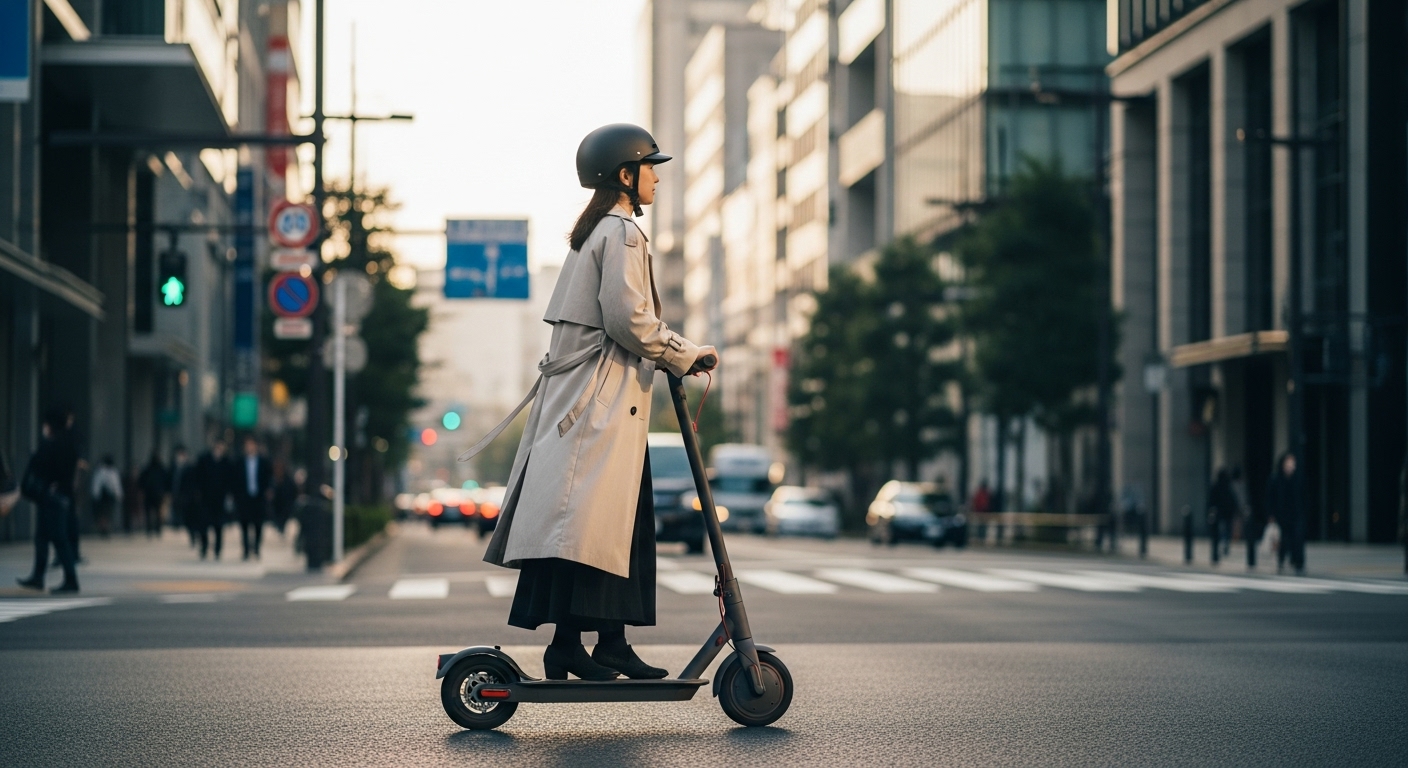 一般原動機付自転車と特定小型原動機付自転車の違いを解説するイメージ