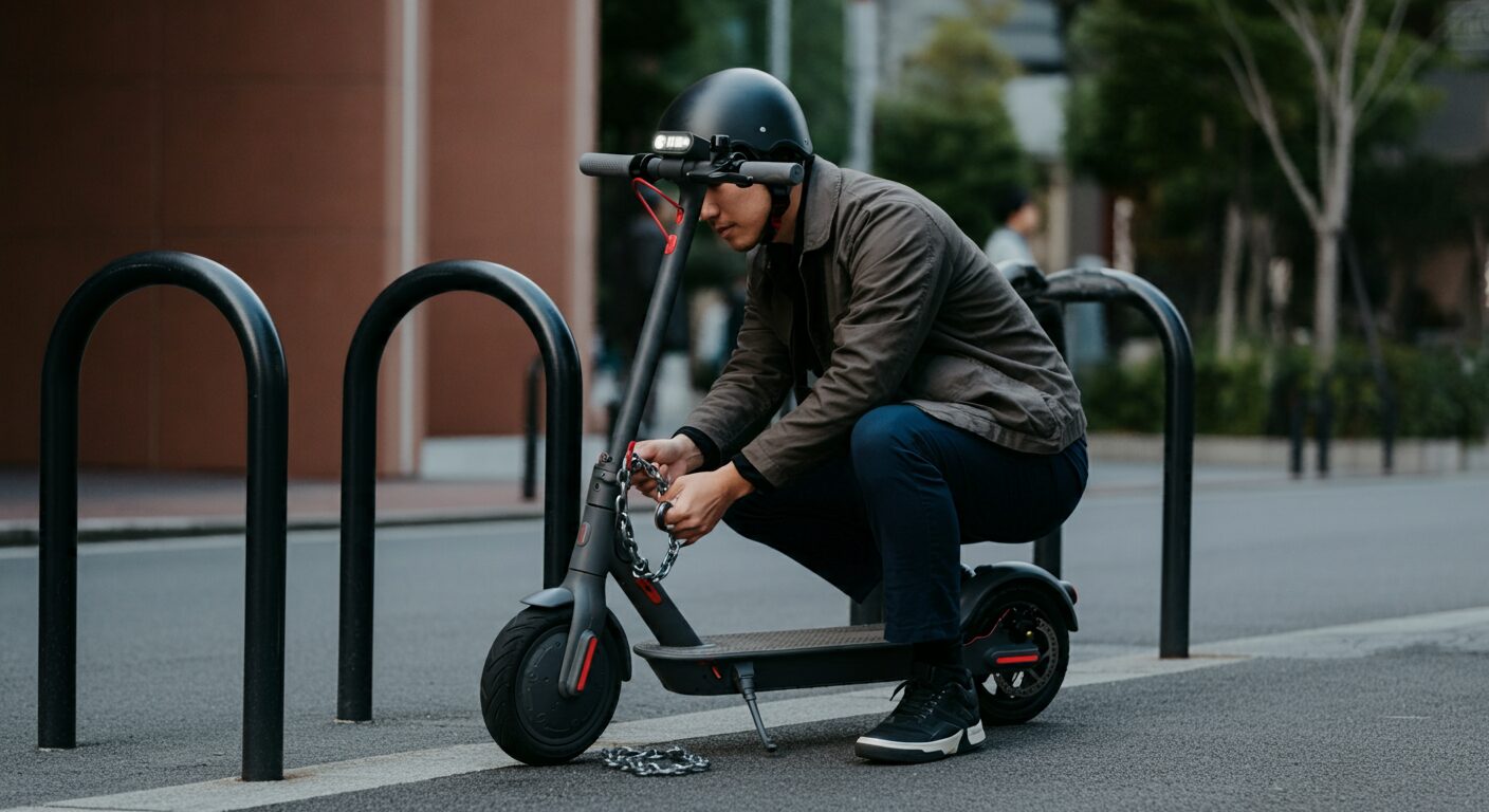 電動キックボードの盗難防止対策｜鍵の種類と選び方、おすすめロック