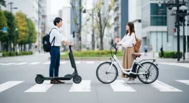 電動キックボードと電動アシスト自転車