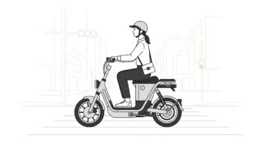 電動キックボード自転車タイプ