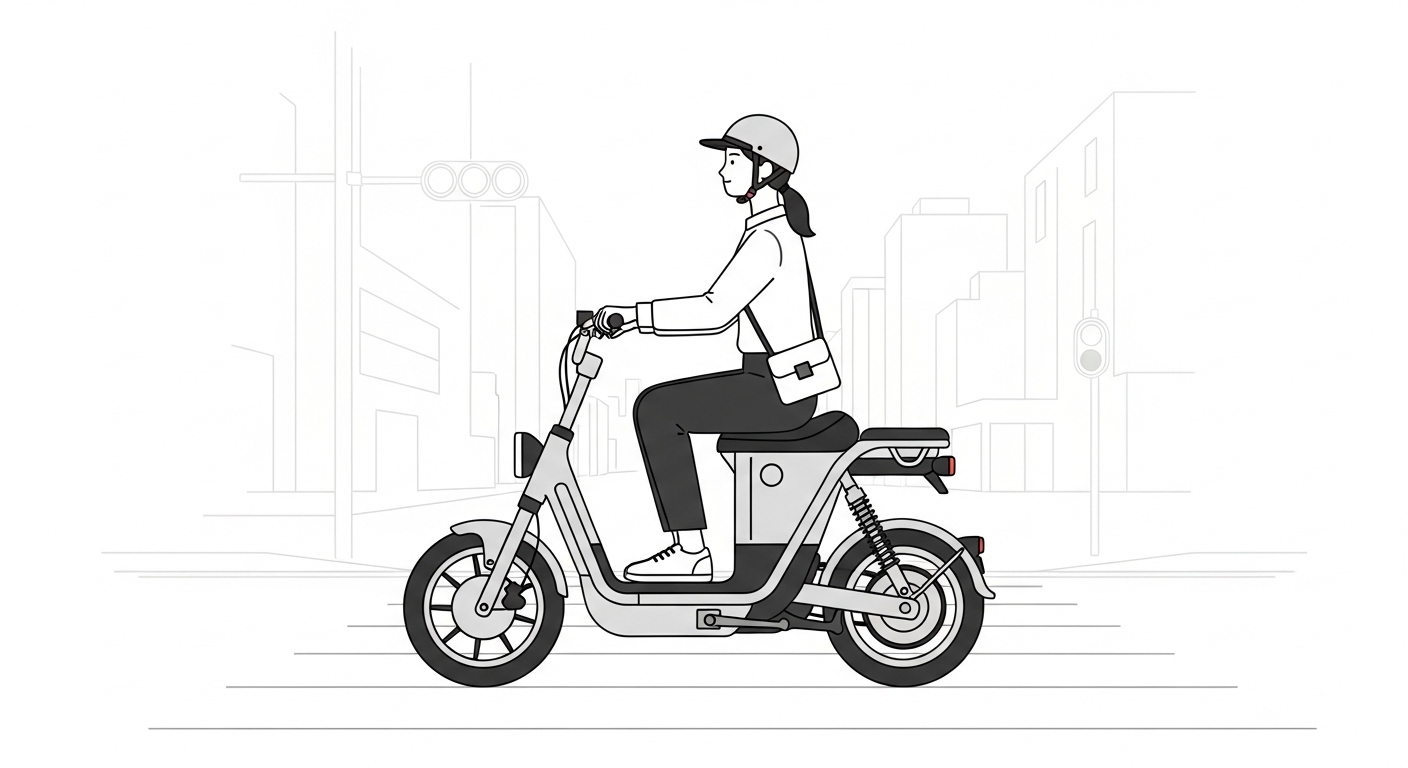 電動キックボード自転車タイプ