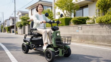 AINOHOT SAGA lifeに乗る女性