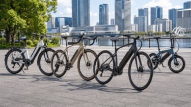 国内外のe-bikeメーカーを比較するイメージ
