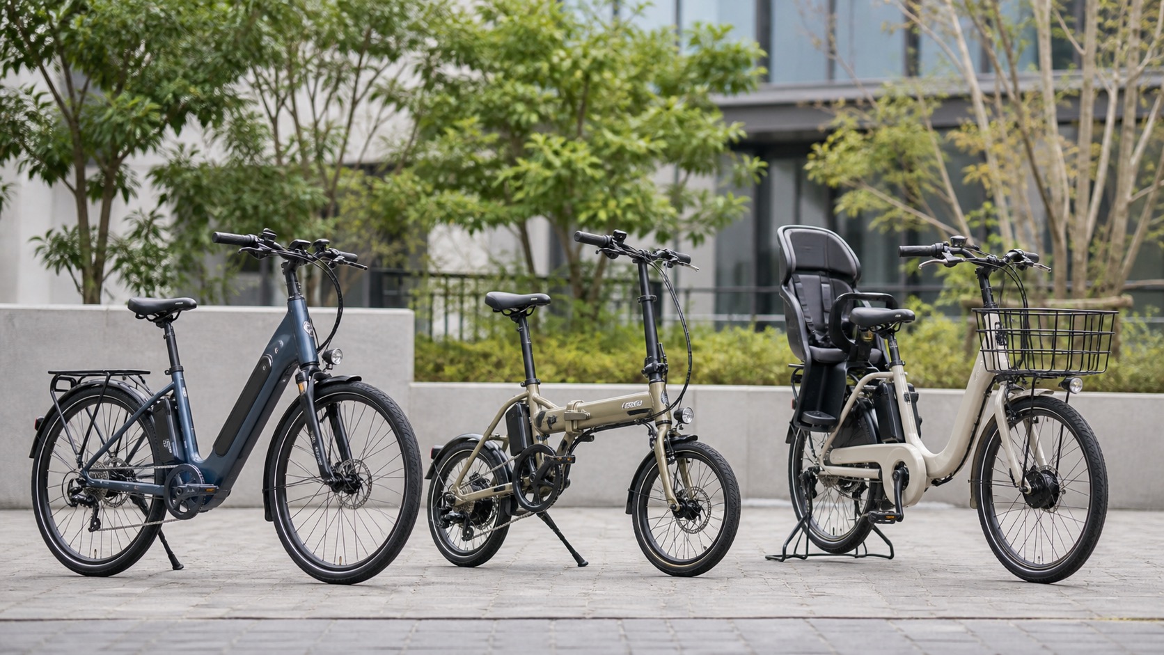 複数タイプのe-bikeを比較できるサブスクサービスのイメージ