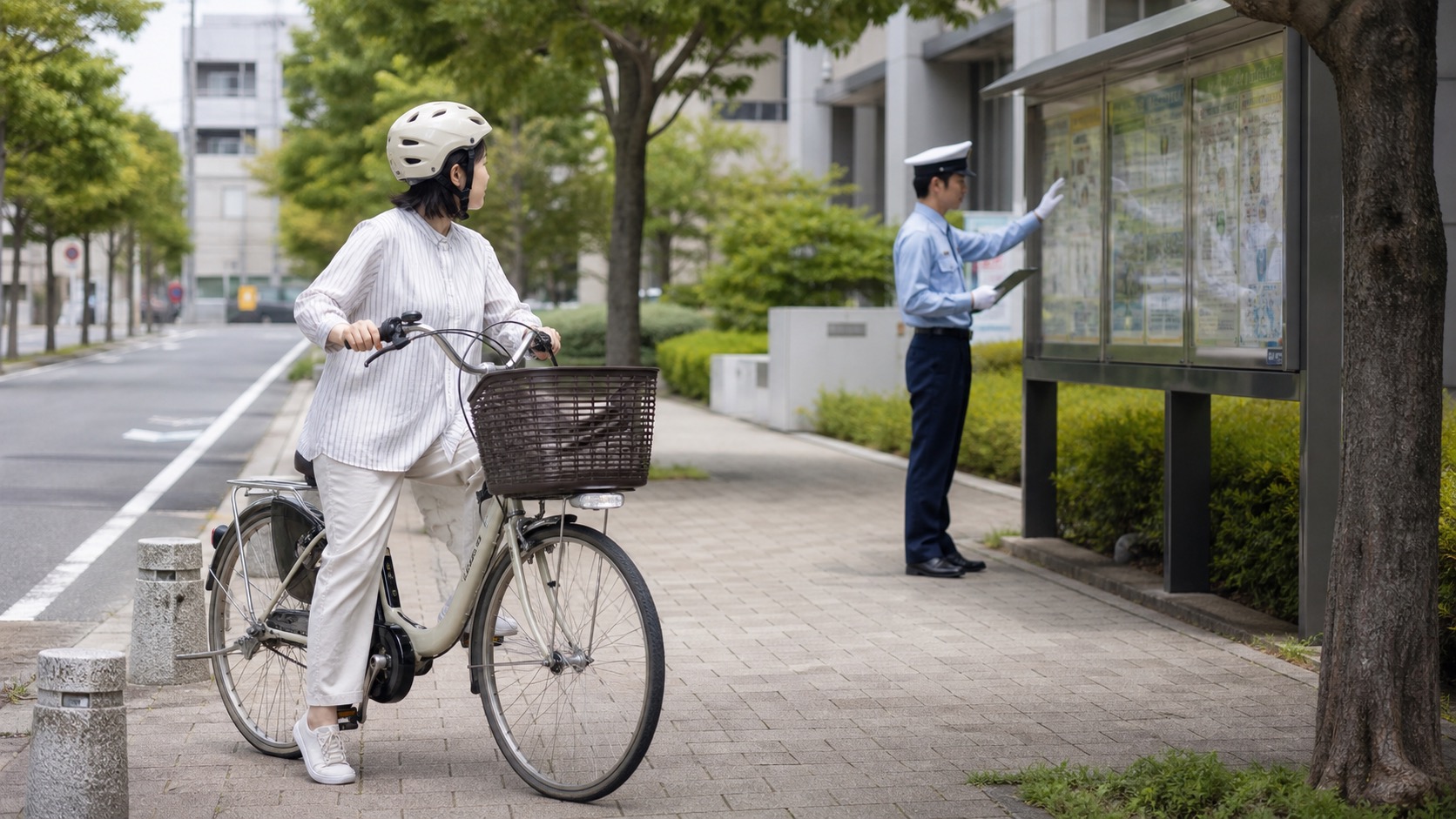 電動アシスト自転車の最新ルール変更と反則金制度をイメージした画像