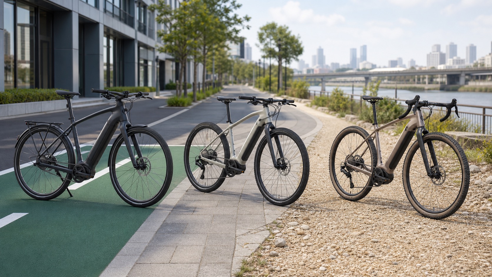 ヤマハのe-bikeを通勤とグラベル用途で選ぶイメージ